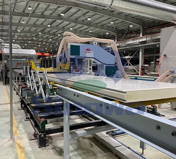 High Efficiency Continuous PU Sandwich Panel Line,Sinowa