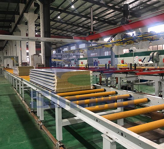 Rockwool Sandwich Panel Machine Factory,Sinowa